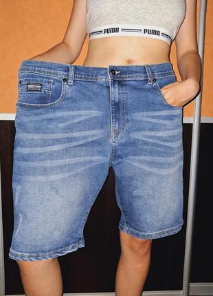 Шикарні трендові шорты стрейч батал voi jeans 42