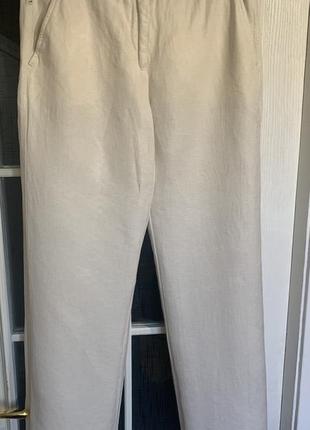 Шикарные женские льняные брюки, armani jeans