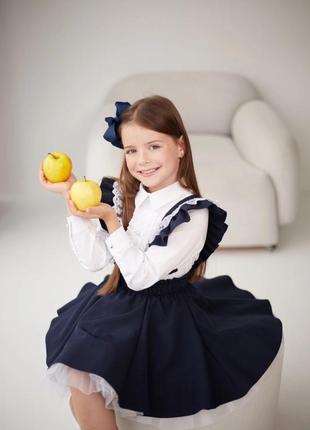 Школьный нарядный сарафан