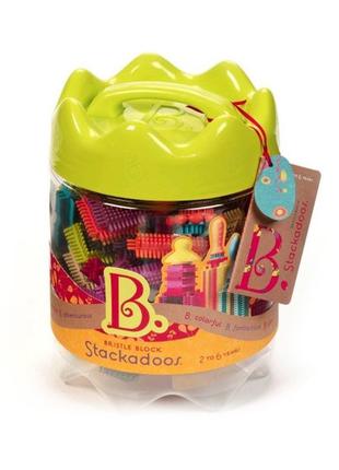 Конструктор-бристл - мегаполис (68 деталей, в банке)