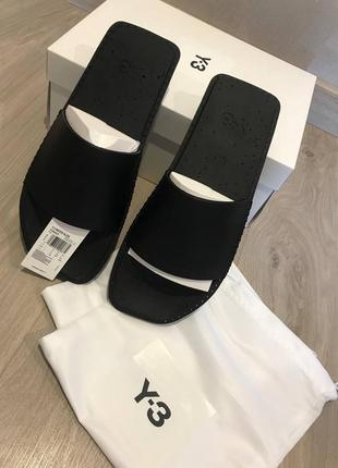 Оригінальні шльопанці  adidas y-3 water slides black