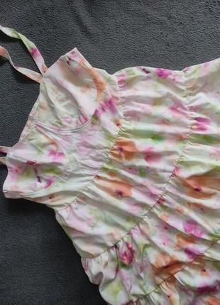 Shein, 1xl сарафан ярусний на брителях
