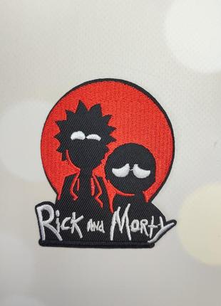 Нашивка, патч "рик и морти. rick and morty" (наш0173)2 фото