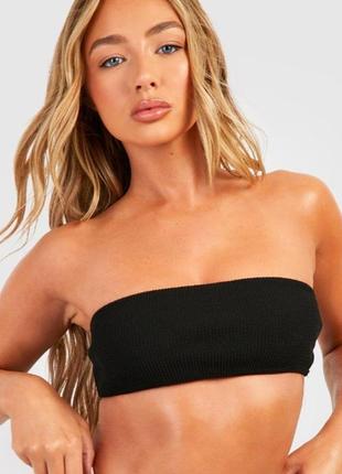 Купальний топ. структурована тканина boohoo