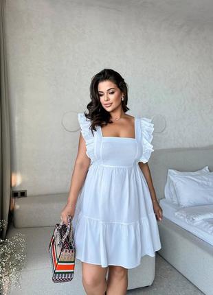 Женский сарафан с бантом на спине