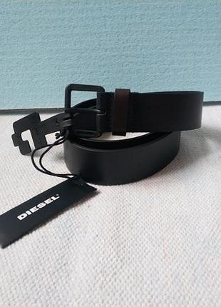 Мужской кожаный ремень belt mino14 x06529 diesel италия оригинал
