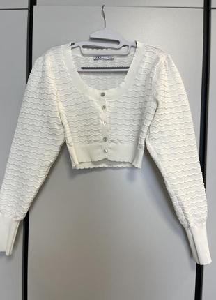 Кардиган с пуговицами zara