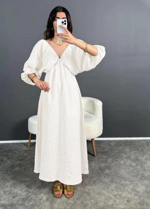 Красива сукня з суміші мусліну