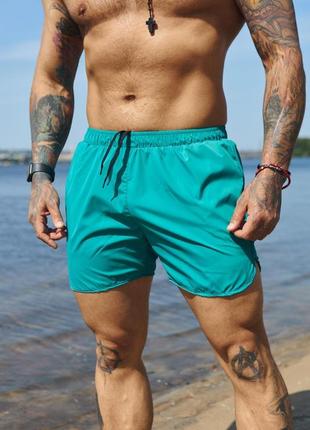 Чоловічі пляжні шорти intruder (бірюзові)