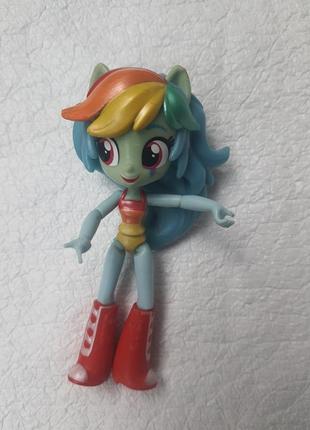 Кукла hasbro мини-лялька my little pony minis school dance rainbow dash