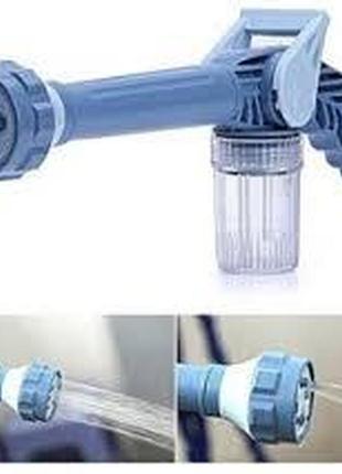 Распылитель водомет ez jet water cannon original универсальный, насадка на шланг с отсеком для моющих средств