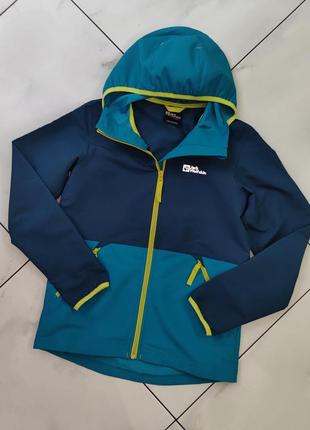 Непродувна куртка вітровка jack wolfskin 11-12 років (146-152 см)