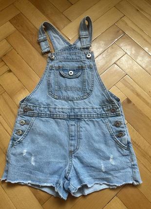 Комбинезон джинсовый для девочки zara
