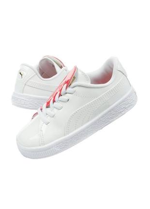 Кроссовки ботинки кеды puma basket crush patent baby1 фото