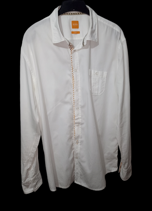 Hugo boss boss orange рубашка белая