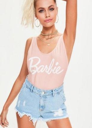 Монокини купальник слитный с открытой спинкой barbie missguided