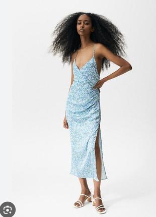 Нереально красивый сарафан миди от pull &amp; bear😍