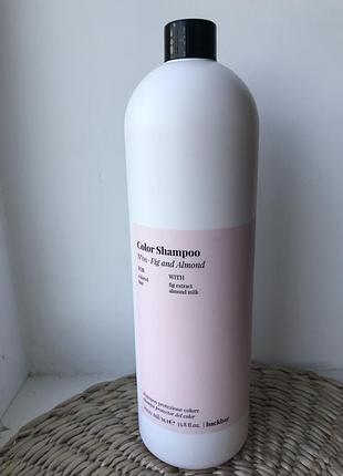 Шампунь для фарбованого волосся "інжир і мигдаль" farmavita back bar no1 color shampoo fig and almond
