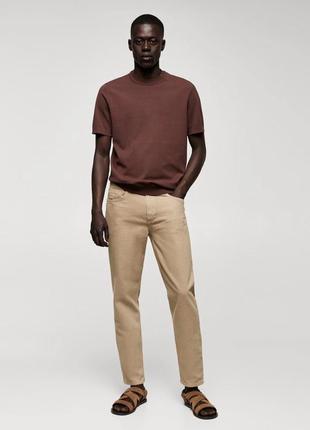 Продам новые мужские джинсы манго/mango ben tapered cropped размер 40