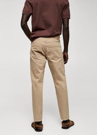 Продам новые мужские джинсы манго/mango ben tapered cropped размер 403 фото