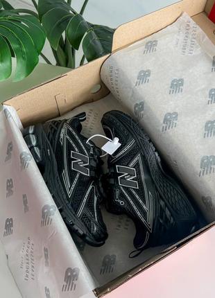 Женские кроссовки new balance 1906r black metallic silver3 фото