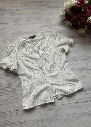 Блуза из прошвы