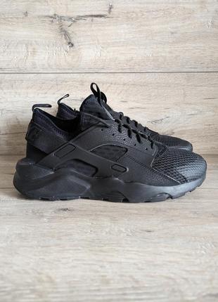 Кроссовки б/у найк nike  air huarache run ultra breathe br "all black" 43 р 27,5 см