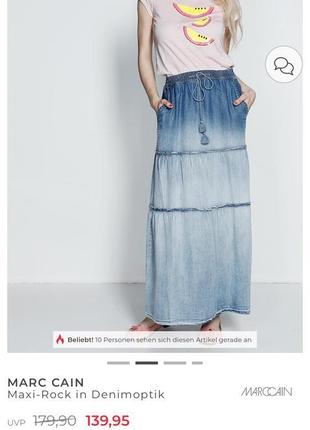 Стильна джинсовая юбка з ліоцел marc cain4 фото
