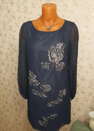 Платье,туника шелк