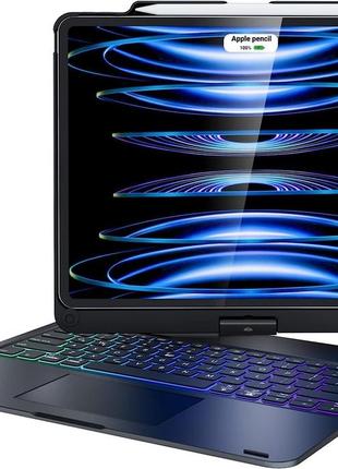 Сток чехол edaiser с клавиатурой для ipad pro 12,9 2021 (повреждена коробка)