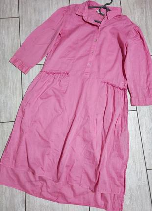 Сорочка довга туника легка бавовна блузка блуза удлиненная туника платье легкая хлопок прозрачная накидка пляж пляжная