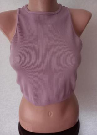 Майка, топ в рубчик.