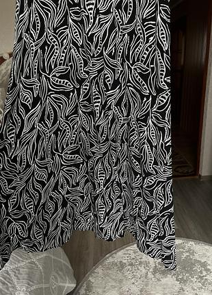 Сукня міді легка літня віскоза чорна