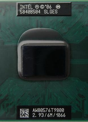 Процесор для ноутбука 2 ядра intel core 2 duo t9800 2.93ghz (6mb) socket p