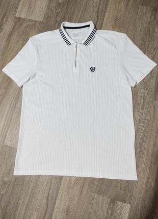 Мужская футболка / поло / мужская одежда / easy / белая футболка