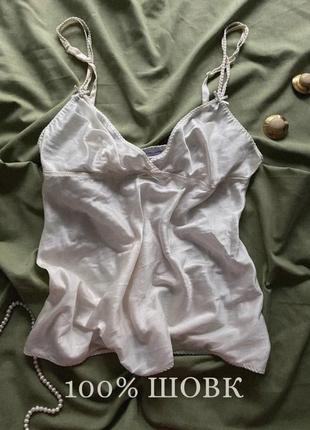100% шовк intimissimi білизняна шовкова сорочка, майка, топ, пенюар, бюст, бра, нічна сорочка шовкова обмін