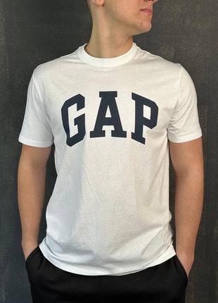 Футболка gap «white» тонка