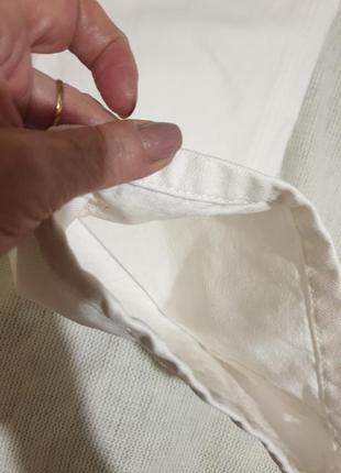 Белые джинсы классические трубы