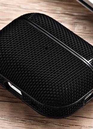 Чехол primolux nylon для наушников apple airpods pro pink (mqd83) - black