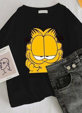 Футболка женская оверсайз с принтом качественная стильная туречевая черная малиновая