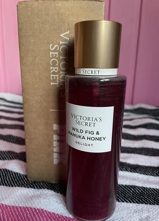 Парфюмированный спрей для тела victoria’s secret wild fig & manuka honey