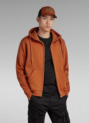 O Smooth Slick Hoodie 167620528 star raw 2 tone hdd through sw full zip hoodie orange 749