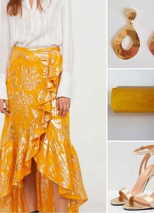 Нова жаккардова спідниця від h&m