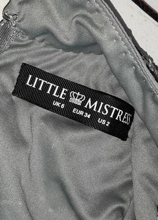 1+1=3 шикарное блестящее фатиновое платье-миди в пайетках little mistress, размер 44 - 468 фото