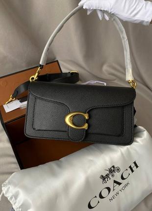Сумка клатч coach tabby black premium 1:1 найвища якість