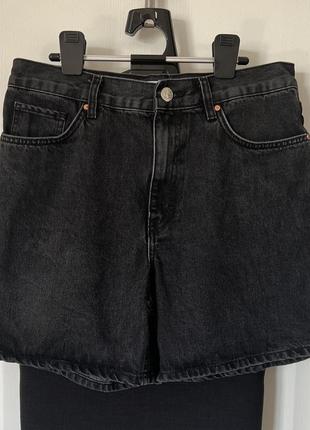 Шорти джинсові mango denim zaida чорні