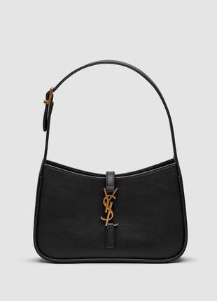saint laurent shearling jacket 167622881 yves saint laurent flag le 5 a 7 leather shoulder bag in black 3770