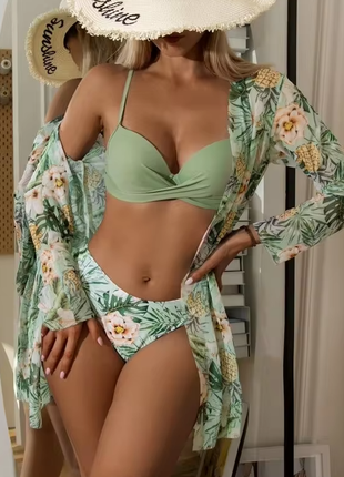 Раздельный купальник 3 в 1 с парео 87/25со