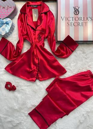 🔥 женская пижама victoria’s secret розовый4 фото