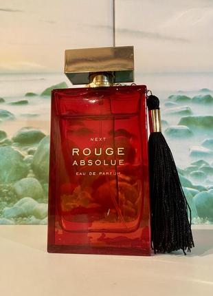 🇬🇧 edp next rouge absolue 100 ml схожий на armani si рідкість знятість